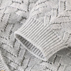 Knitted Romper with Bonnet