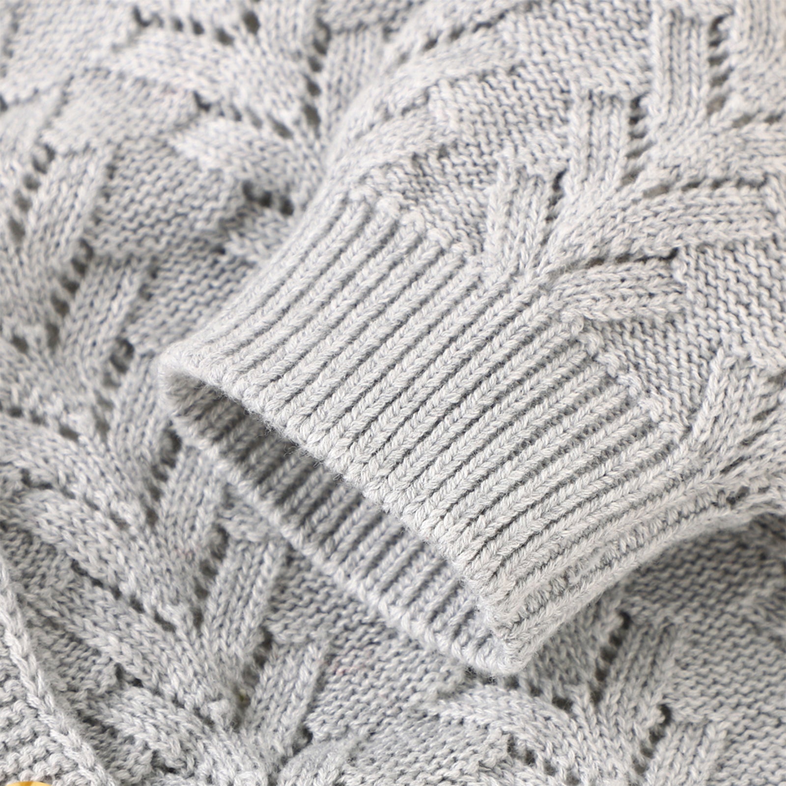 Knitted Romper with Bonnet