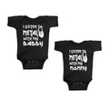 I Listen to Metal with My Daddy or Mommy Onesie (Multiple Colors)