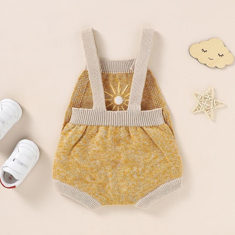 Knitted Sunshine Romper