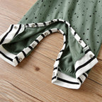 Striped Little Bear Romper