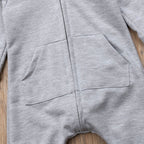Hooded Shark Tooth Romper