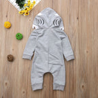 Hooded Shark Tooth Romper
