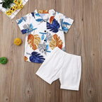 Floral Shirt with Shorts