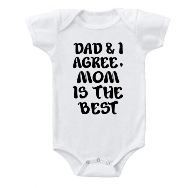 Mom is the Best Onesie (Multiple Colors)