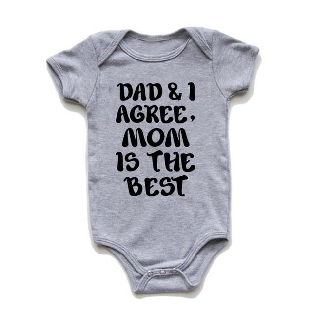 Mom is the Best Onesie (Multiple Colors)