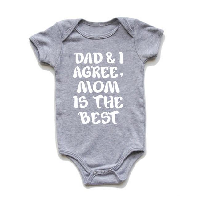 Mom is the Best Onesie (Multiple Colors)
