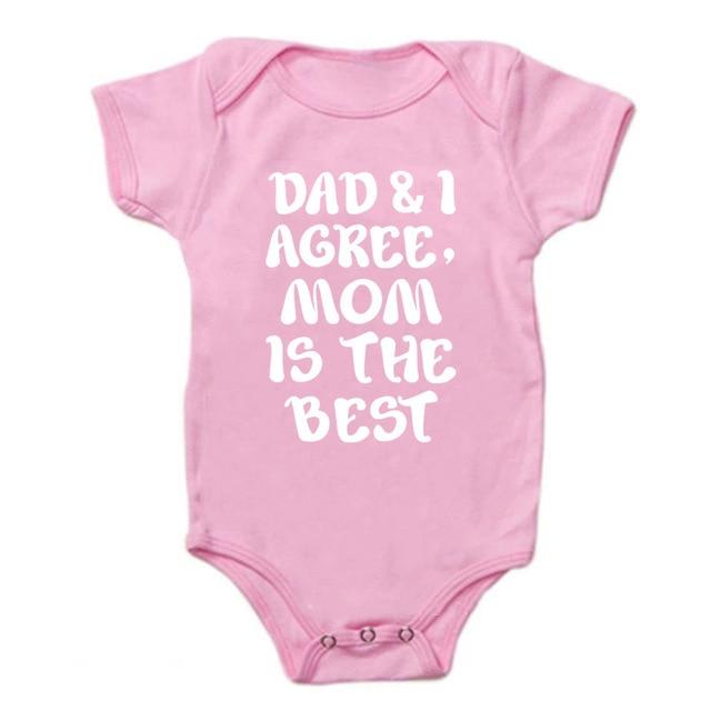 Mom is the Best Onesie (Multiple Colors)
