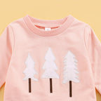 Christmas Tree Sweater with Matching Pants Outfit