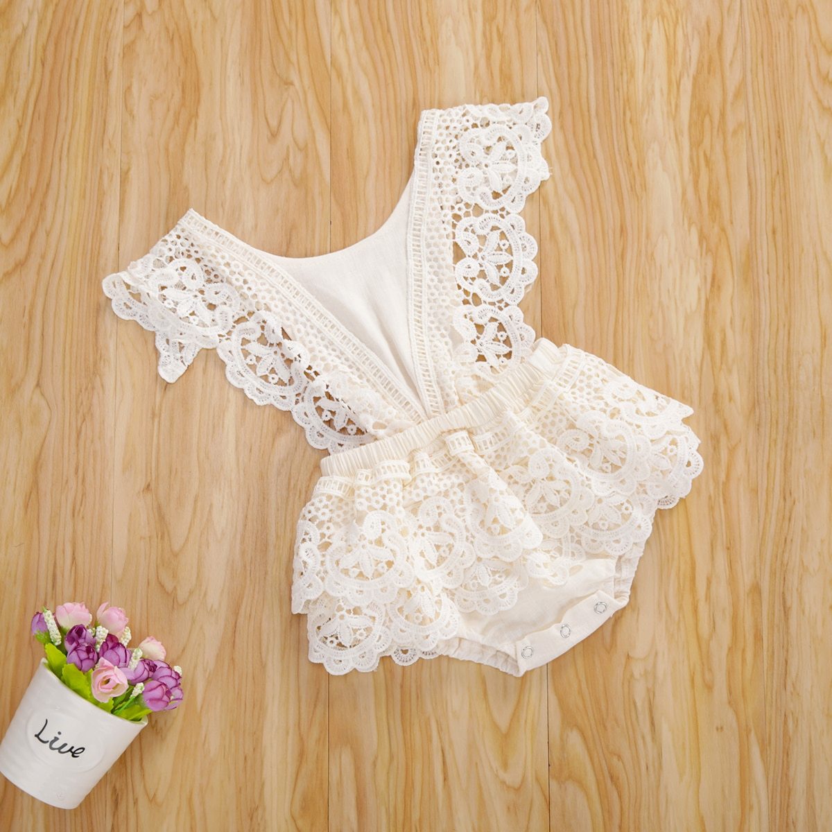 Summer Lace Romper