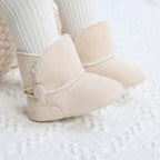 Solid Plush Boots