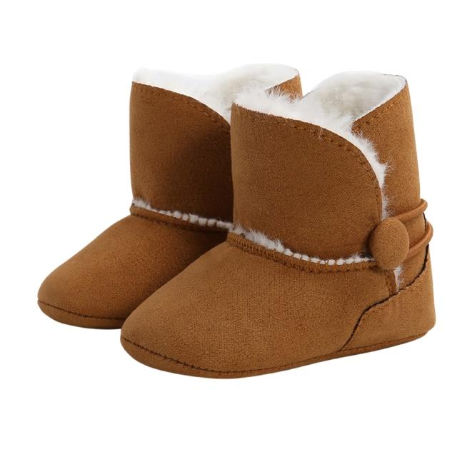 Solid Plush Boots