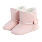 Solid Plush Boots