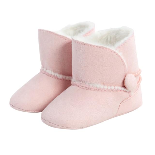 Solid Plush Boots