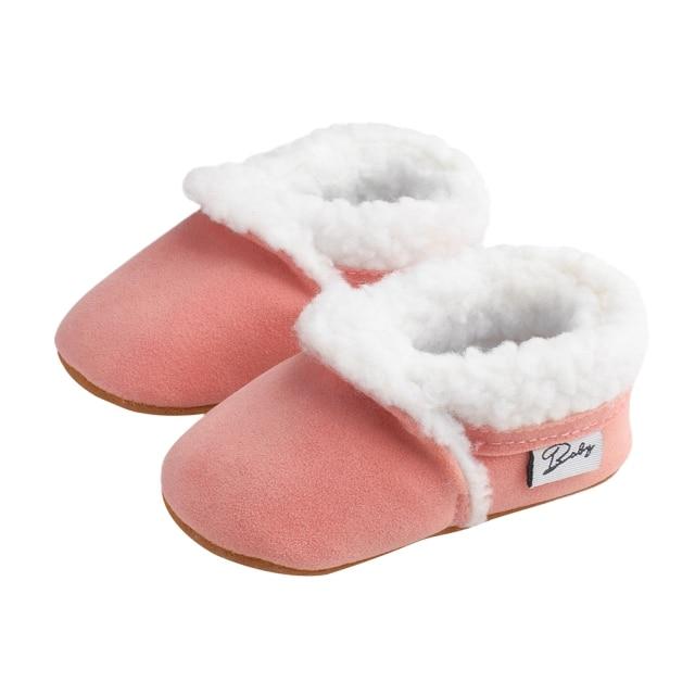 Plush Baby Moccasins