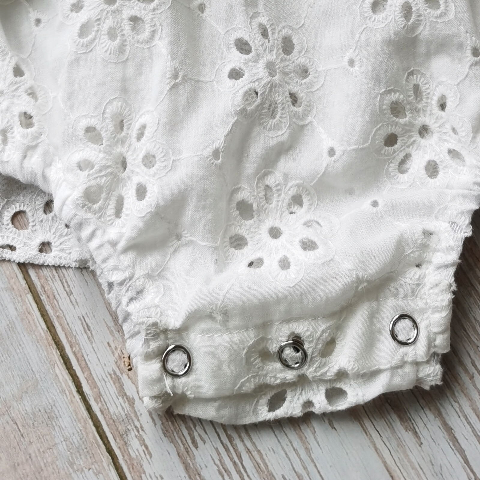 Lace Front Floral Romper Dress