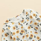 Floral Footie Onesie