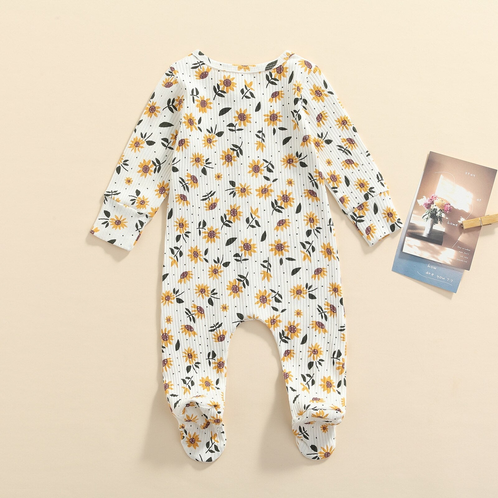 Floral Footie Onesie