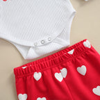 Daddy's Little Valentine Onesie Outfit