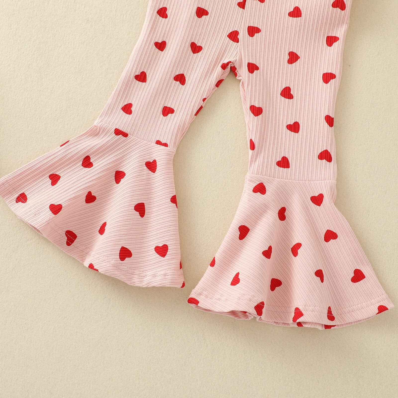 Heart Bell Bottom Romper