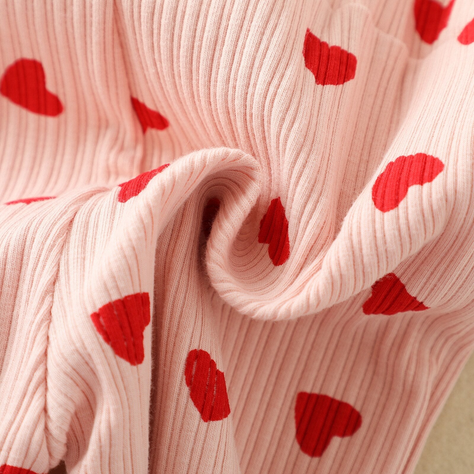 Heart Bell Bottom Romper