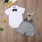 Gentlemen Bow Tie Suspender Outfit