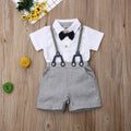 Gentlemen Bow Tie Suspender Outfit