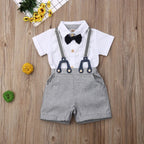 Gentlemen Bow Tie Suspender Outfit