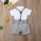 Gentlemen Bow Tie Suspender Outfit