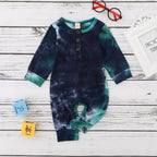 Long Sleeve Tie Dye Onesie