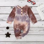 Long Sleeve Tie Dye Onesie