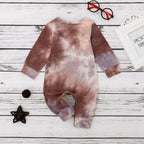 Long Sleeve Tie Dye Onesie