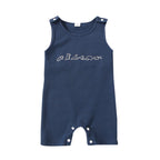 Boys Dinosaur Button Romper