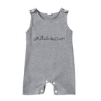Boys Dinosaur Button Romper