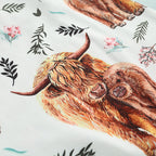 Floral Cow Love Romper