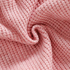 Frilled Knitted Romper & Bonnet