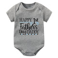 Happy 1st Father's Day Daddy Cute Onesie (5 Colors)