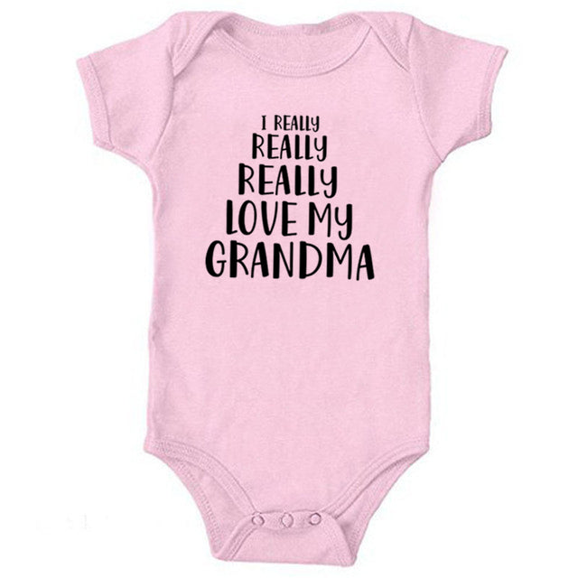 I Really Love My Grandma Onesie
