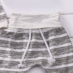 Striped 3 Button 3 Piece Outfit