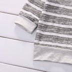 Striped 3 Button 3 Piece Outfit