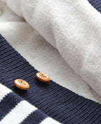 Striped Winter Knitted Romper (Multiple Colors)