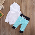 Aqua Deer Hoodie Pants Outfit