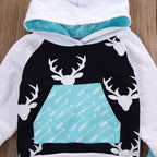 Aqua Deer Hoodie Pants Outfit