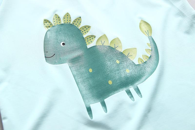 Dinosaur Swim T-Shirt Shorts Cap Set
