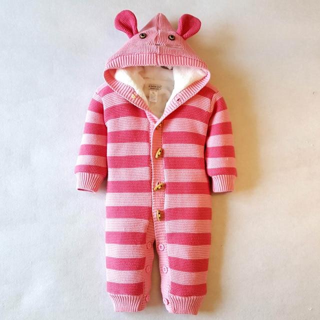 Knitted Mouse Sweater Romper (Multiple Colors)
