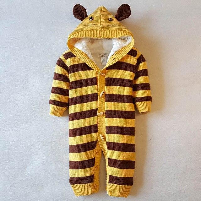 Knitted Mouse Sweater Romper (Multiple Colors)