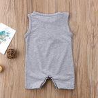 Gray Beast Mode Romper