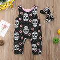 Floral Skull Romper
