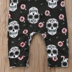 Floral Skull Romper