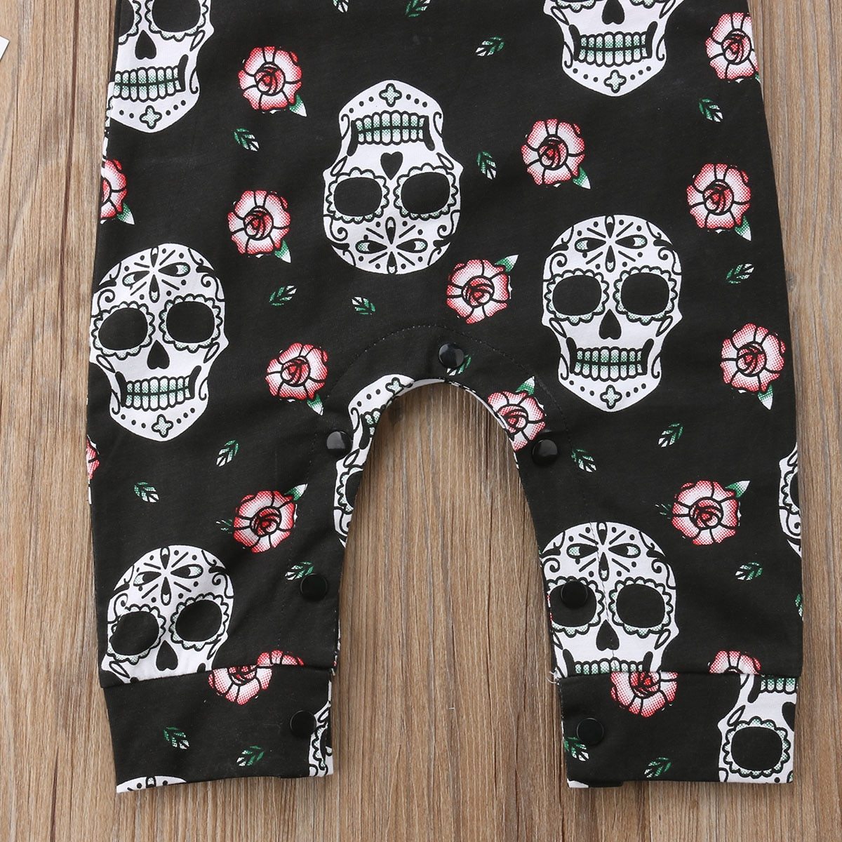 Floral Skull Romper